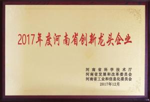 2017 年河南省创新龙头企业